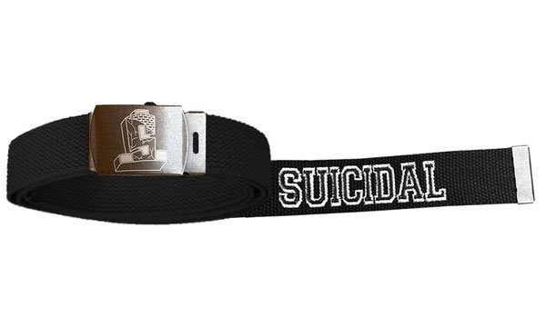 画像1: [SUICIDAL TENDENCIES]-ST LOGO BELT-BLACK- (1)