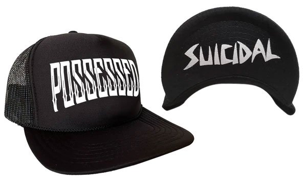 SUICIDAL TENDENCIES]-OG Flip Up POSSESSED Mesh Cap-BLACK
