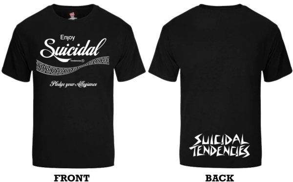 画像2: [SUICIDAL TENDENCIES]-TS78 Enjoy ST Tee-BLACK- (2)
