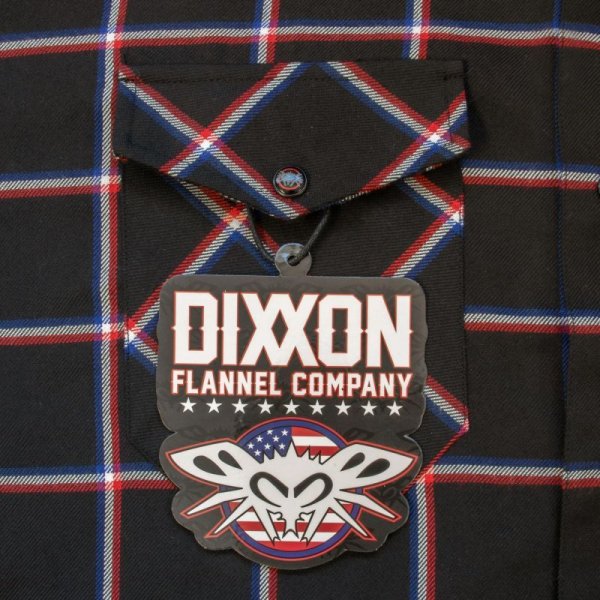 画像2: [BLACK FLYS]-BF CENTENNIAL x DIXXON FLANNEL L/S SHIRT-NAVY- (2)