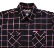 画像3: [BLACK FLYS]-BF CENTENNIAL x DIXXON FLANNEL L/S SHIRT-NAVY- (3)