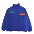 画像1: [seedleSs]-sd stand color over size fleece jkt-ROYAL- (1)