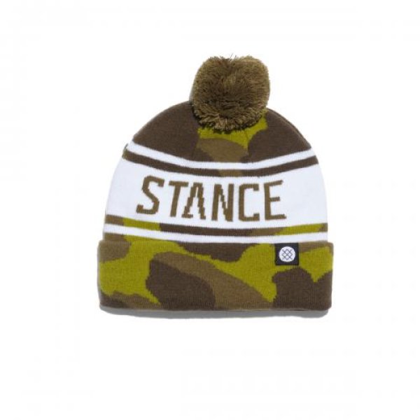 画像1: [STANCE]-OG POM BEANIE-CAMO- (1)