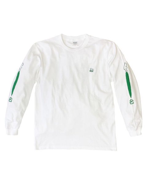 画像1: [POSSESSED SHOE.Co]-USUIMIDORI L/S Tee-WHITE- (1)