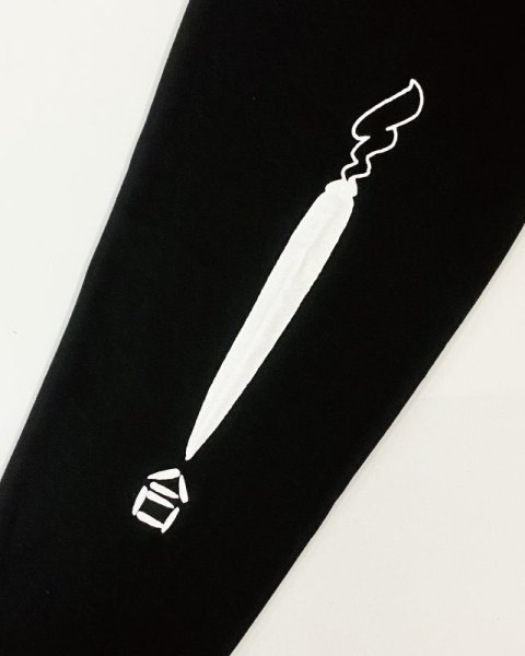 画像5: [POSSESSED SHOE.Co]-USUIMIDORI L/S Tee-BLACK- (5)