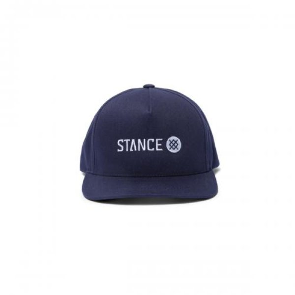 画像1: [STANCE]-ICON SNAPBACK HAT-NAVY- (1)