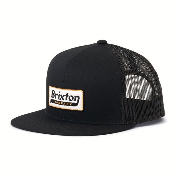 画像1: [BRIXTON]-STEADFAST HP MESH CAP-BLACK- (1)