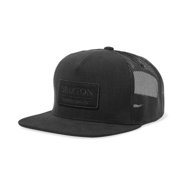 画像1: [BRIXTON]-PALMER PROPER MP MESH CAP-BLACK/BLACK- (1)