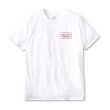 画像2: [BRIXTON]-PALMER PROPER S/S Tee-WHITE/PACIFIC BLUE/ALOHA RED- (2)