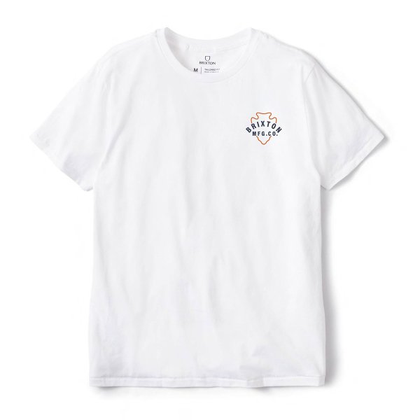 画像2: [BRIXTON]-CLEBURNE S/S Tee-WHITE- (2)