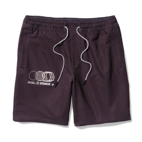 画像1: [STANCE WEAR]-COMPLEX SHORT-BLACK/BLACK- (1)