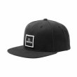 画像1: [BRIXTON]-ALPHA SQUARE MP SNAPBACK CAP-BLACK/BLACK- (1)