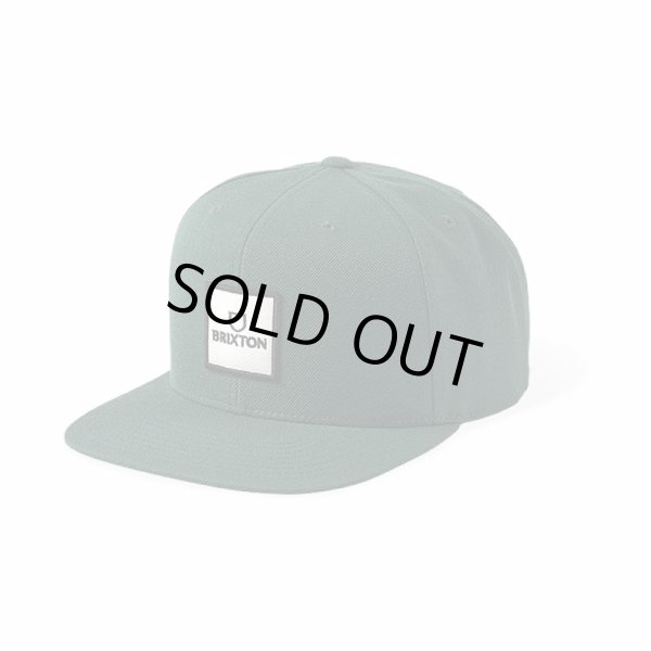画像1: [BRIXTON]-ALPHA SQUARE MP SNAPBACK CAP-SPRUCE- (1)
