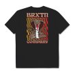 画像1: [BRIXTON]-LAMAR S/S Tee-BLACK- (1)