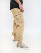 画像2: [NEO BLUE]-7694 Khaki CARGO Jogger Pants- (2)