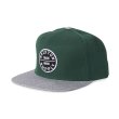 画像1: [BRIXTON]-OATH III SNAPBACK CAP-PINE NEEDLE/HEATHER GREY- (1)