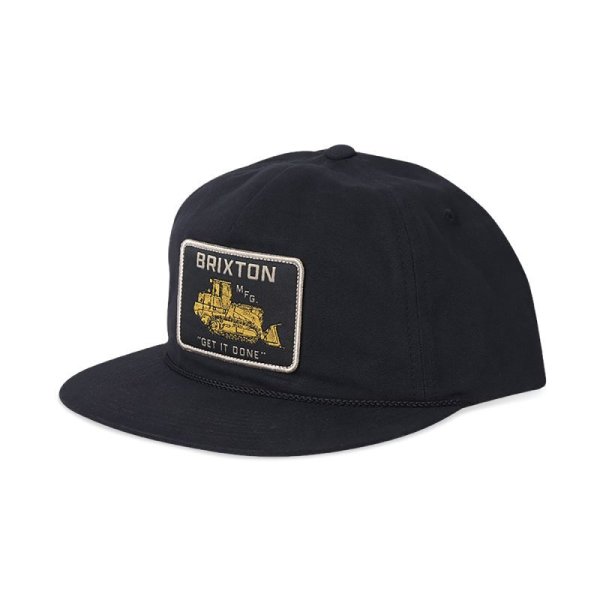 画像1: [BRIXTON]-IRVINGTON HP SNAPBACK CAP-BLACK- (1)