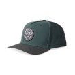 画像1: [BRIXTON]-CREST C MP SNAPBACK-PINENEEDLE/HEATHER CHARCOAL- (1)