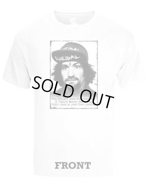 画像1: [SUICIDAL TENDENCIES]-TS66 Charlie Tee-WHITE- (1)