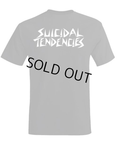 画像2: [SUICIDAL TENDENCIES]-ST BRICK LOGO BANDANA Tee-BLACK- (2)