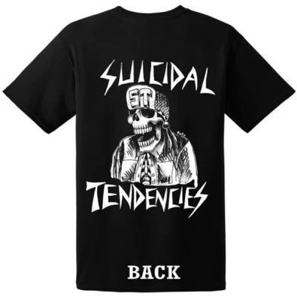 SUICIDAL TENDENCIES]-TS33 OG Flip Skull Tee-BLACK- - CRUCIAL