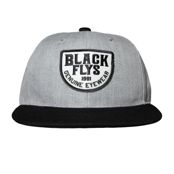 画像2: [BLACK FLYS]-SEMICIRCLE SNAPBACK CAP-H.GRY/BLK- (2)