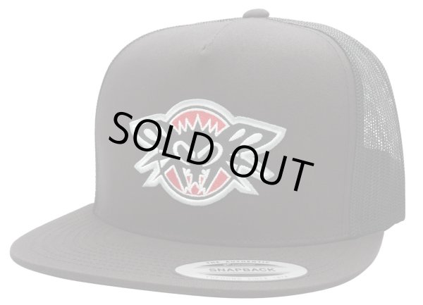 画像1: [BLACK FLYS]-PHANTOM PATCH TRUCKER CAP-BLACK- (1)