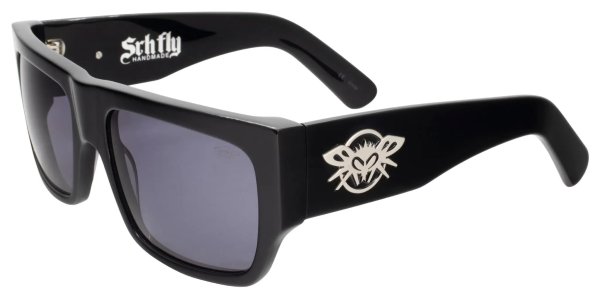 画像2: [BLACK FLYS]-SRH FLY COLLABORATION SUNGLASS-BLACK/GREY- (2)