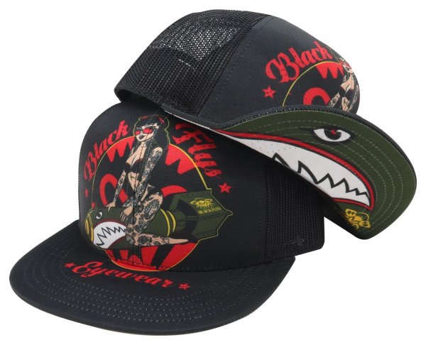 画像2: [BLACK FLYS]-FLY BOMBER FLIP-BILL TRUCKER CAP- (2)