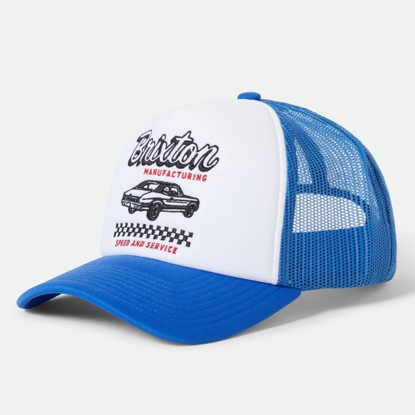 画像1: [BRIXTON]-SPEED AND SERVICE NP TRUCKER-ELECTRIC BLUE- (1)
