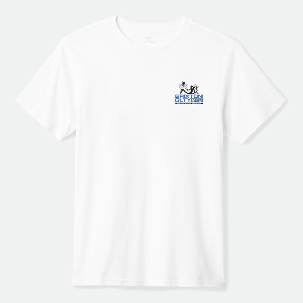 画像2: [BRIXTON]-COOL CAT S/S Tee-WHITE- (2)