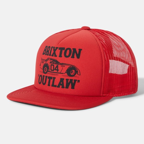 画像1: [BRIXTON]-OUTLAW NP MP TRUCKER-RED- (1)