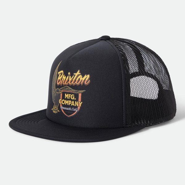 画像1: [BRIXTON]-HIGHLINE NP HP TRUCKER-BLACK- (1)