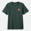 画像2: [BRIXTON]-COOL CAT S/S Tee-DEEP EMERALD- (2)