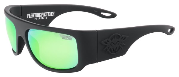 画像1: [BLACK FLYS]-FLOATING FLETCHER(POL)-M.BLACK/GREEN MIRROR- (1)