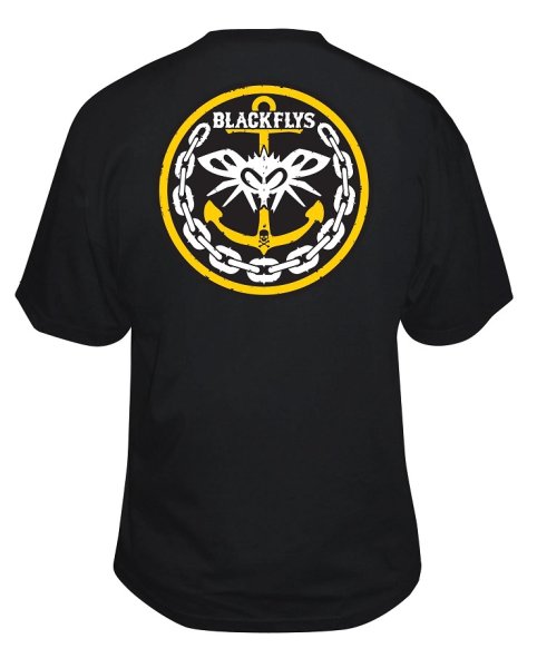画像1: [BLACK FLYS]-CAPTAIN FLY S/S Tee-BLACK- (1)
