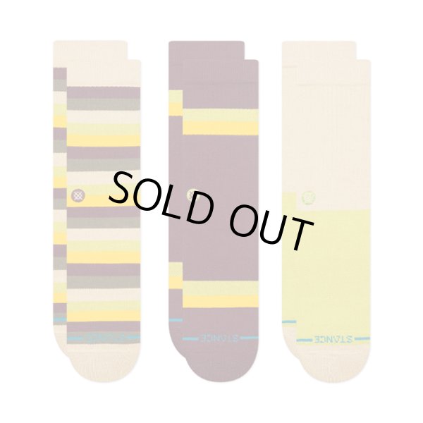 画像1: [STANCE]-UPSTATE CREW 3 PACK-GREEN- (1)