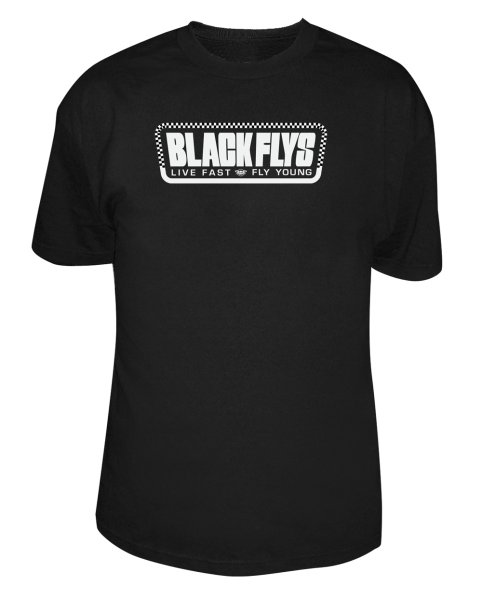 画像2: [BLACK FLYS]-FLY FAST S/S Tee-BLACK- (2)
