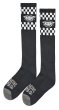 画像1: [BLACK FLYS]-CHECKRED FLY KNEE HIGH SOCKS-BLACK- (1)