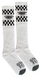 画像2: [BLACK FLYS]-CHECKRED FLY KNEE HIGH SOCKS-WHITE- (2)