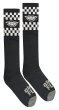 画像2: [BLACK FLYS]-CHECKRED FLY KNEE HIGH SOCKS-BLACK- (2)