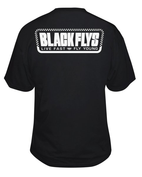 画像1: [BLACK FLYS]-FLY FAST S/S Tee-BLACK- (1)