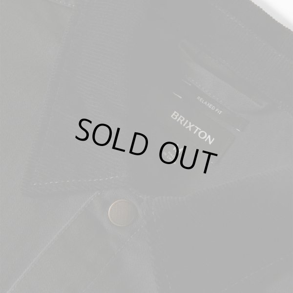 画像4: [BRIXTON]-HERRINGBONE LW CHORE COAT-BLACK- (4)