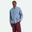 画像2: [BRIXTON]-HERRINGBONE LW CHORE COAT-LIGHT WASH DENIM- (2)