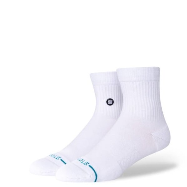 画像2: [STANCE]-ICON QUARTER 3 PACK-WHITE- (2)