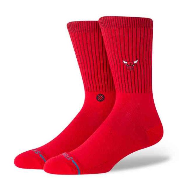 画像1: [STANCE]-BULLS BADGED CREW- (1)