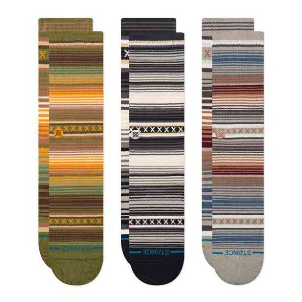 画像1: [STANCE]-CURREN 3 PACK-GREEN- (1)