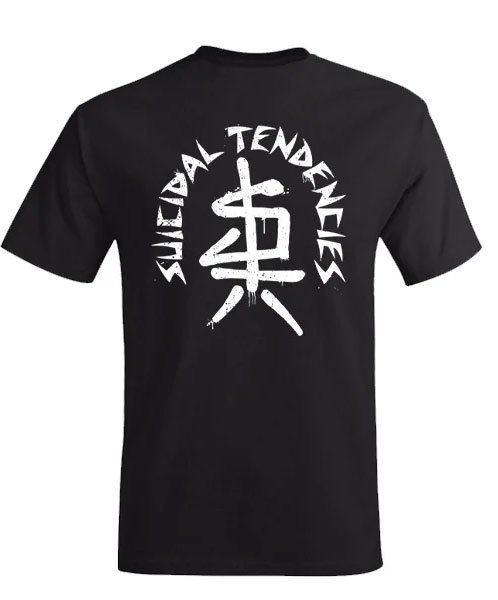 画像2: [SUICIDAL TENDENCIES]-TS79S Spray Logo Tee-BLACK- (2)