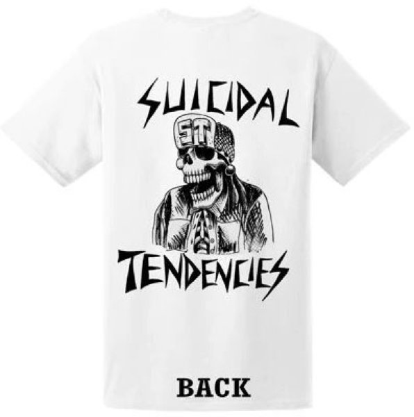 画像2: [SUICIDAL TENDENCIES]-TS33 OG Flip Skull Tee-WHITE- (2)