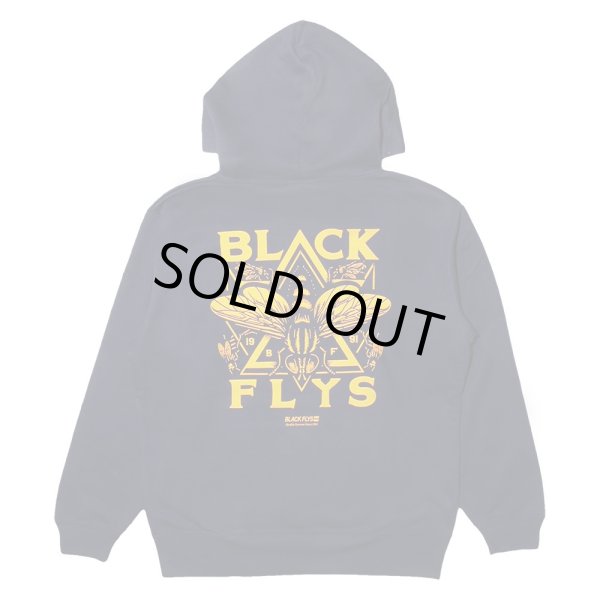 画像1: [BLACK FLYS]-FLY MILITIA HOODIE-NAVY- (1)